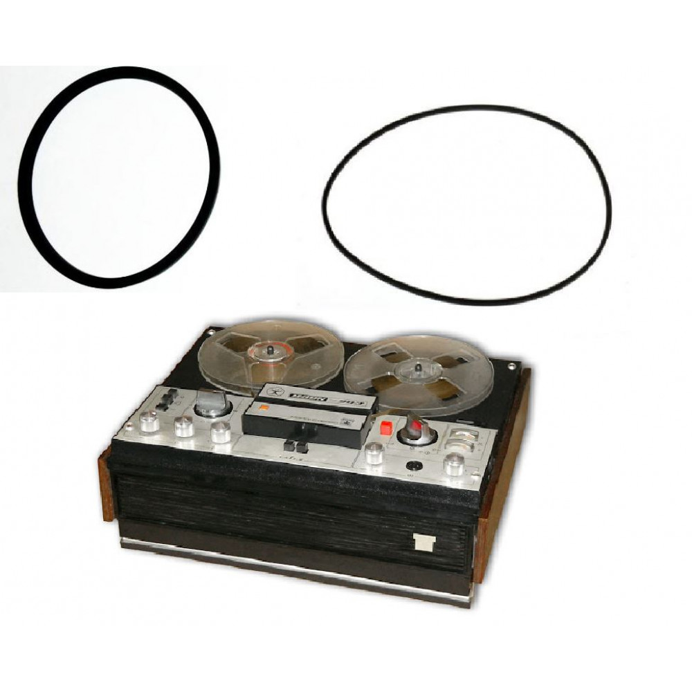 Rubber belts for bobbin tape recorders Majak 202, 203, 205, Romantika, Snezhet