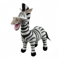 Soft childrens toy zebra Marty from the popular cartoon Madagascar