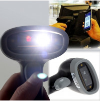 2D/QR Hand-Held Laser Barcode Scanner