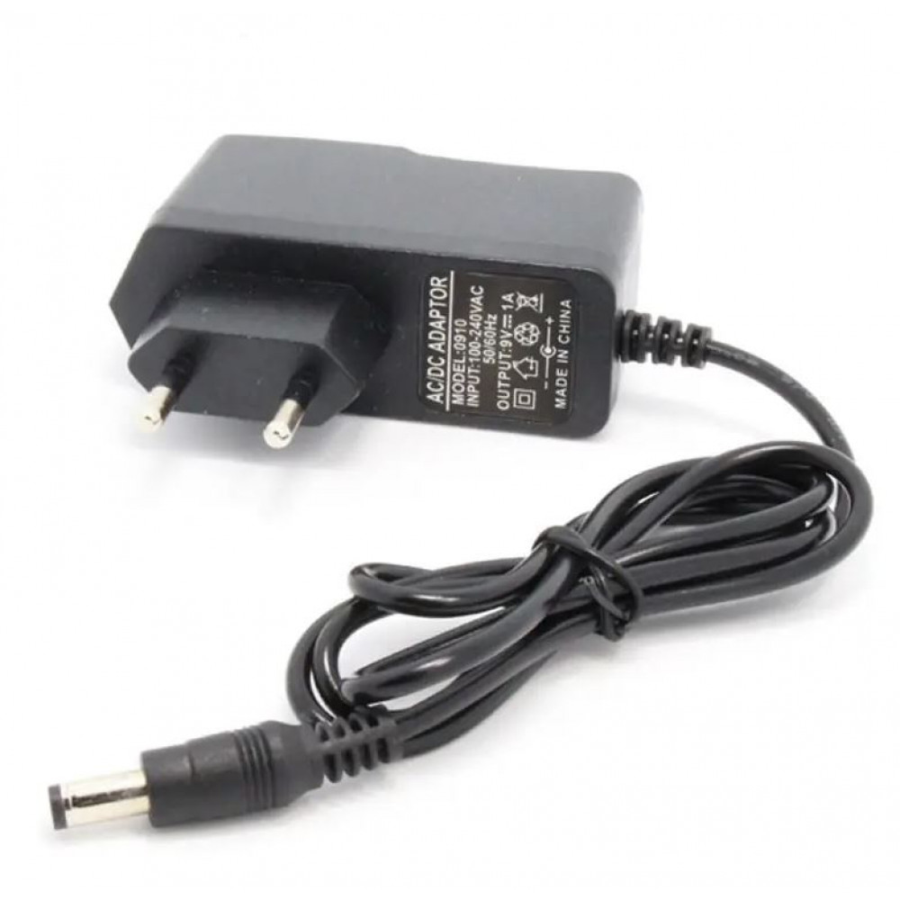 Mains adapter, power supply DC 6 or 9 V, 1 A, for routers, LED strips, clocks, tools