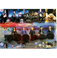 Kolekcionējamas spēļu rotaļu figūriņas ar paliktni no seriāla Vensdeja, Wednesday, Addamsu Ģimene