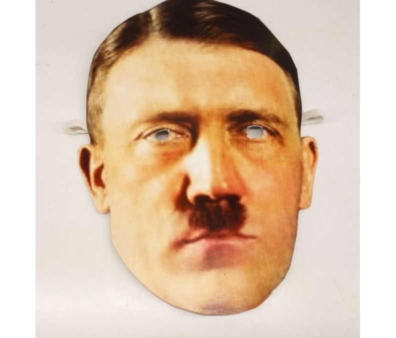 Картонная маска Адольфа Гитлера, для розыгрышей, вечеринок, карнавалов, фотосессий, перформансов