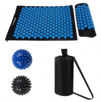 Set for self-acupuncture massage - mat, pillow, massage balls with thorns, applicators Trizand