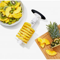 Ergonomic spiral knife slicer for quick peeling and slicing of pineapple Easy Slicer