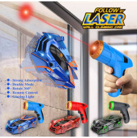 Radio-controlled laser tracked anti-gravity car Laser Wall Climber