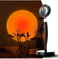 Декоративная лампа вечернего света, проектор заката для вечеринок, уютных вечеров, фотосетов Atmosphere Sunset LED Lamp