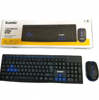 Wireless, super slim multimedia keyboard with mouse, US, MIAOSI
