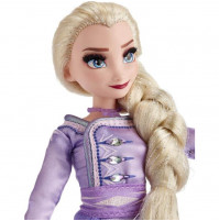 Dolls Elsa or Anna with a long braid from the cartoon Frozen 