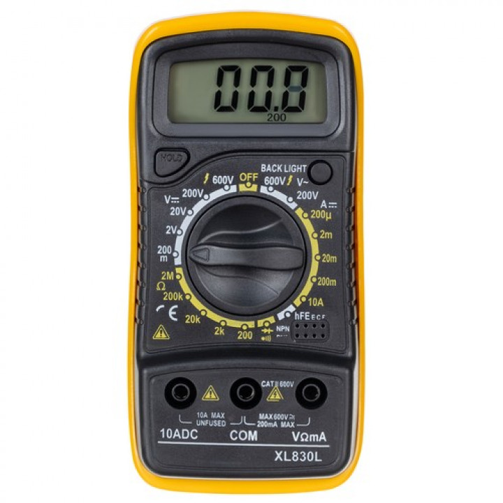 Professional handheld multimeter for continuity testing, diodes - Bigstren
