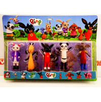 Игровые коллекционные фигурки героев из мультфильма Bing Bunny