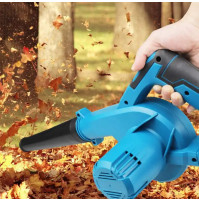 Garden vacuum cleaner, electric blower with built-in battery for cleaning leaves, dust, snow, pump for inflatable structures