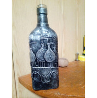 Orthodox bottle 0.5 liter with handmade tiles, Cathedral of St. Andrew