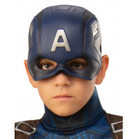 Светящаяся LED маска со звуком - супергерой Капитан Америка из вселенной Марвел Marvel
