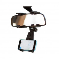 Car phone holder for mirror