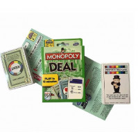 Компактная карманная походная игра карточная Монополия, Monopoly Deal