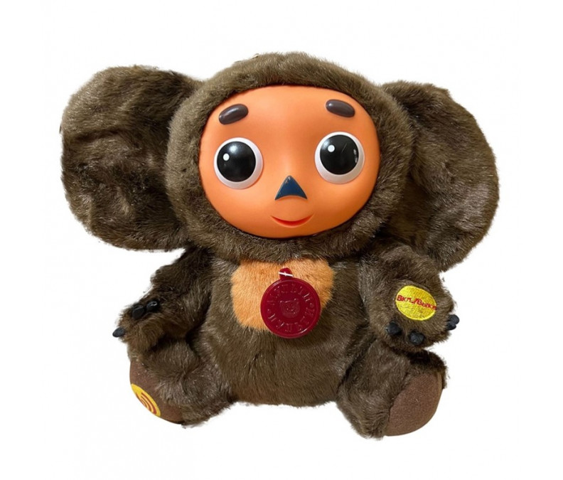 Talking soft toy Cheburashka from soviet cartoon