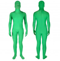 Chroma Key Suit, Full Green Jumpsuit for Assisting on Video, Film, 180 cm