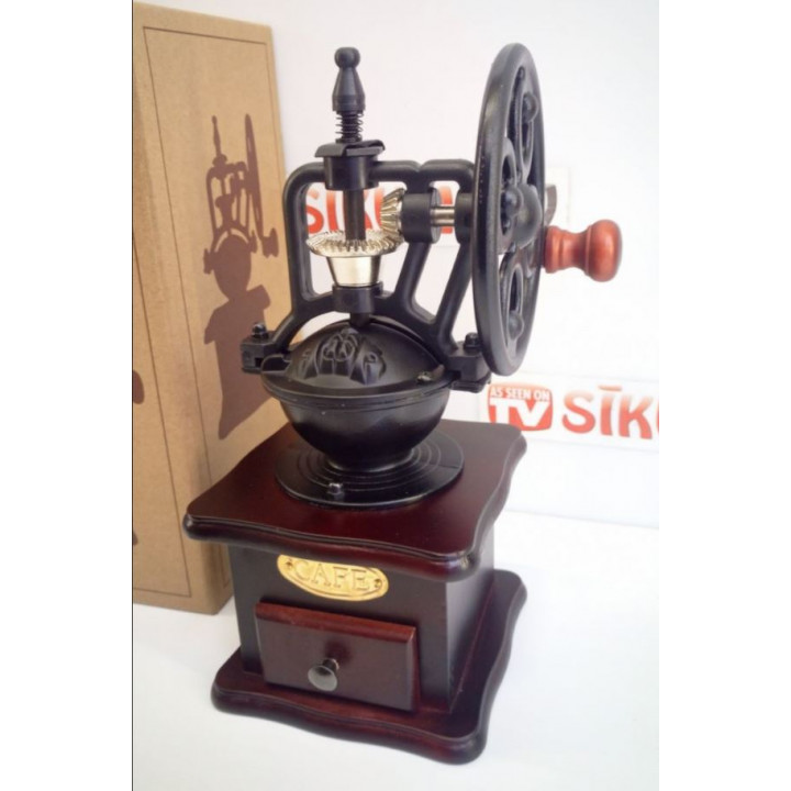 Stylish manual ceramic retro coffee grinder