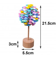 Визуальная игрушка антистресс - цветное дерево Colorful Tree Of Wisdom