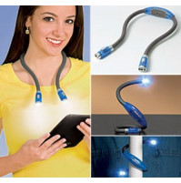Reading lamp with convenient neck strap - Hug Light
