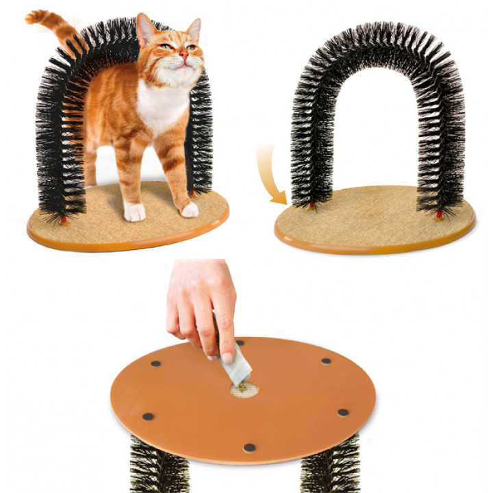 Cat scratching arch with cork fingernails scratching board - Purrfect Arch
