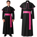 Bīskapa tērps, bīskapa sutana, priestera maskēšanās, priestera garīdznieka kostīms XL/XXL pieaugušajiem