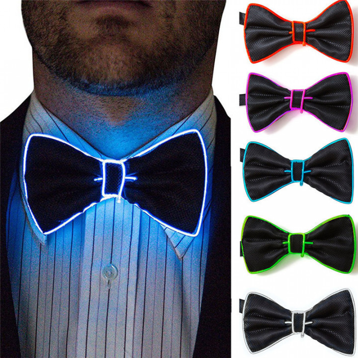 LED kaklasaite - taurenis mirgojoša