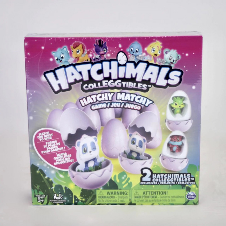 Atmiņas galda spēle Hatchimals Hatchy Machy ar 2 kolekcionējamām figūriņām