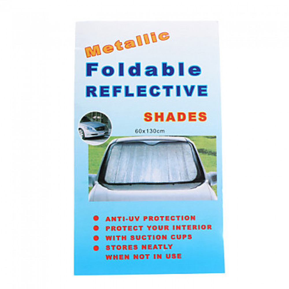 Foldable reflective shade