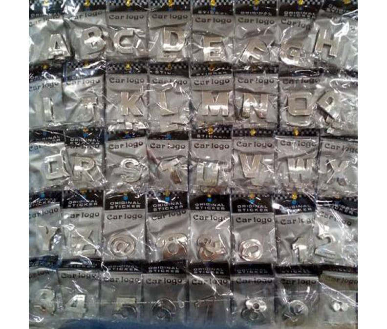 Self-adhesive Letters, price for 1 pc
