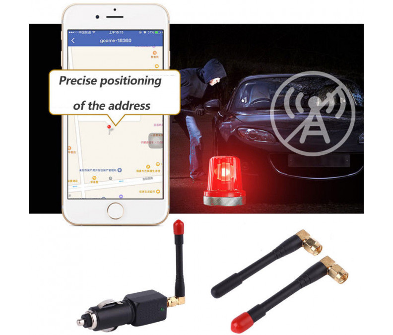 Car Vehicle GPS Blocker Isolator Anti Tracking Device with Antenna +Fuse