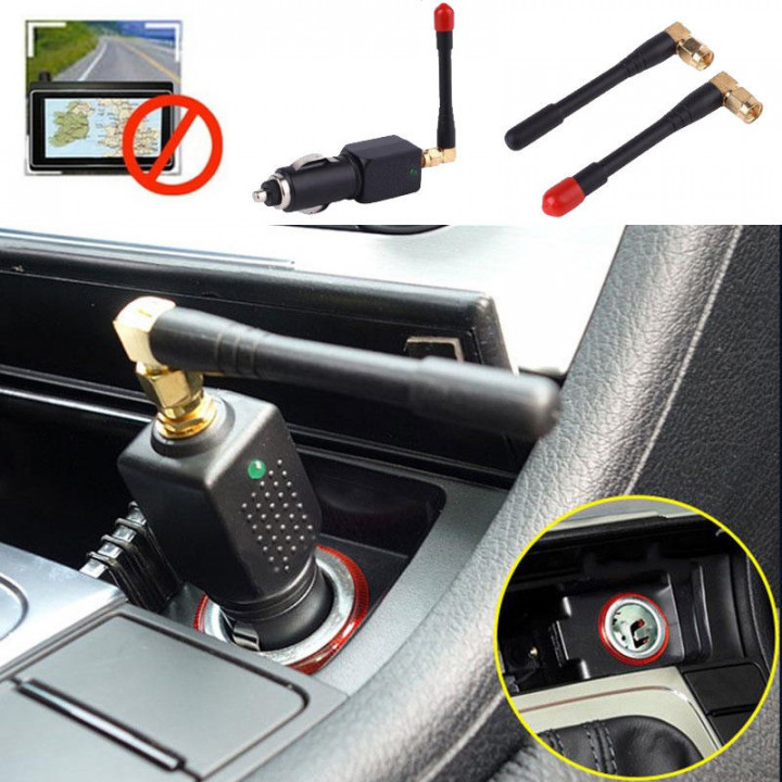 Car Anti Tracker GPS Signal Jammer / Isolator EST-808KA2 , DC 12V - 24V