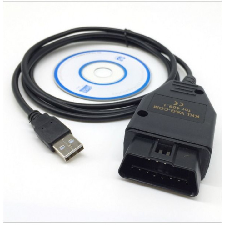 VAG COM 409.1 (KKL) USB диагностический кабель (Русская версия)