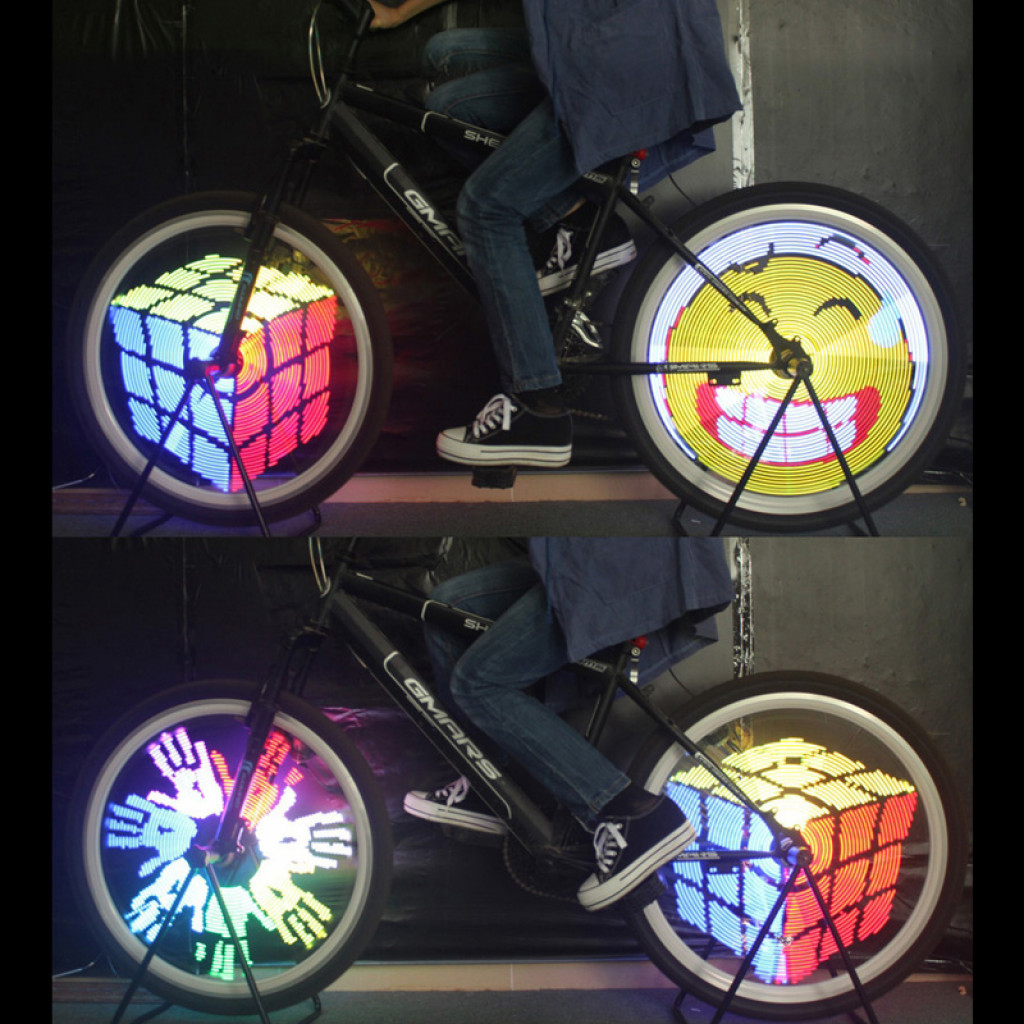 Waterproof Bicycle Wheel Lights 96 LEDs Color - Sikumi.lv. Gift Ideas