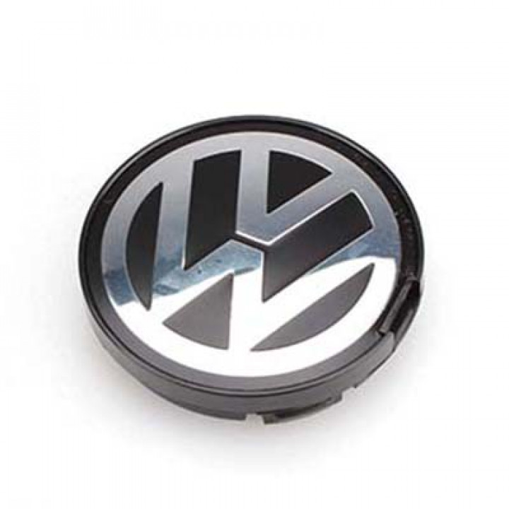 Volkswagen Hub Logo Emblem Wheel Cente, 65mm