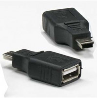 Mini USB papa adapteris - pāreja uz USB mama