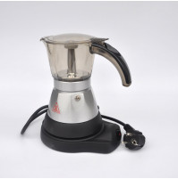 Elektriskā itāļu geizera kafijas mašīna espresso pagatavošanai