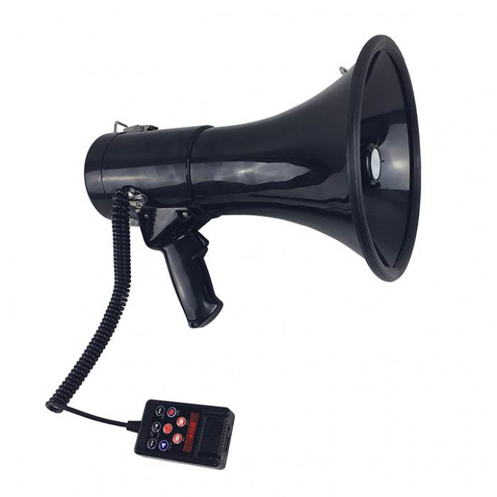 Professional rupor - Megaphone of an American Policeman MEGAPHONE MP 50W with mp3 payer