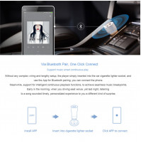 xiaomi roidmi 2s auto piepipētāja USB sadalītajs ar Bluetooth Hands Free sistēmu un FM raidītāju