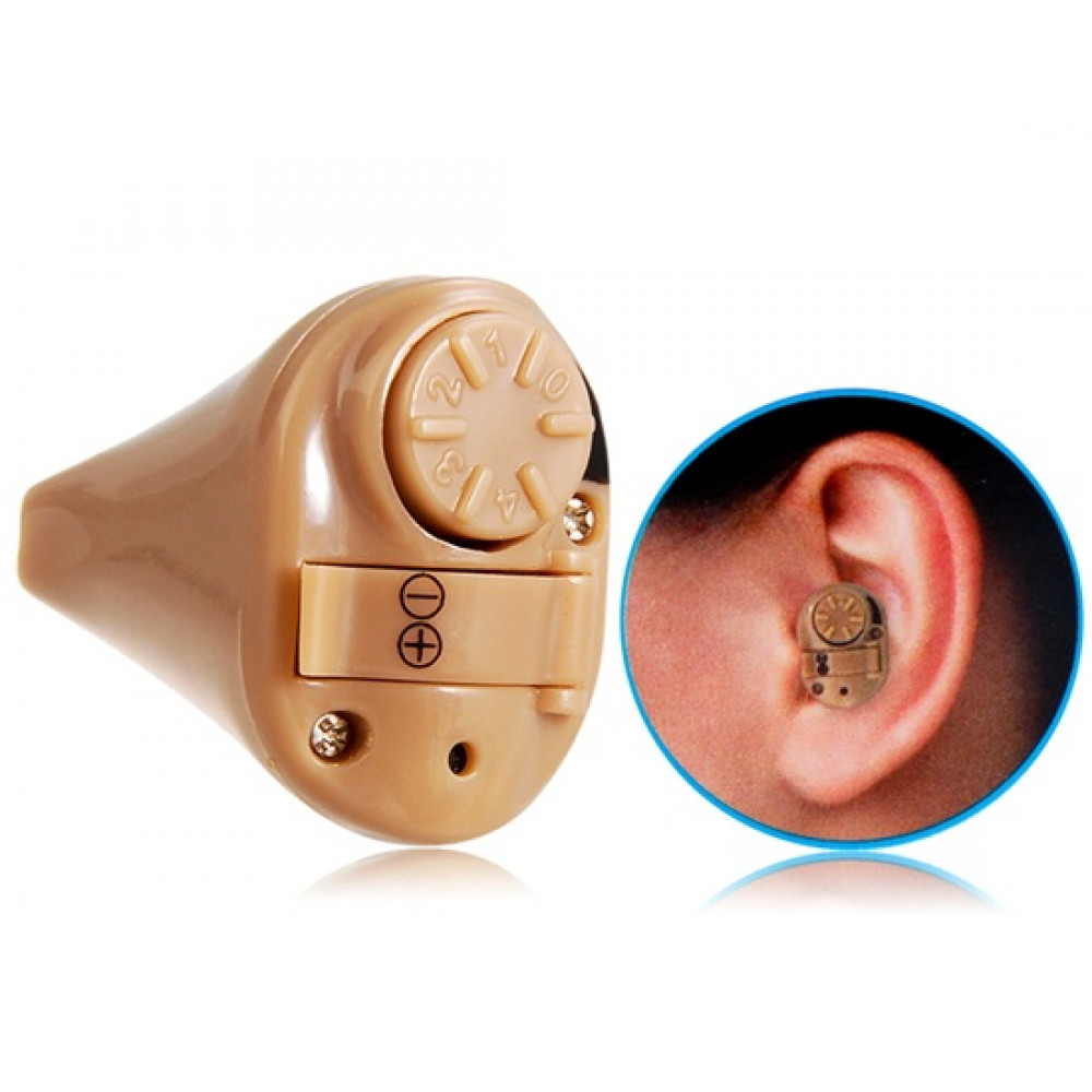 Iekšauss mini skaņas pastiprināšanas aparāts dzirdes uzlabošanai