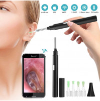 otolaryngologist's ear video endoscope, otoscope with a connection to the phone, PC - for cleaning the ears