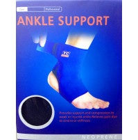 Elastic ankle brace with Velcro tape, leg brace