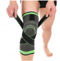 3D sporting knee bandage support, securely fixes the knee cap