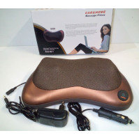 Home car dual-use multifunction dish massager car massage pillow cervical lumbar leg massager Infrared Heating body massager
