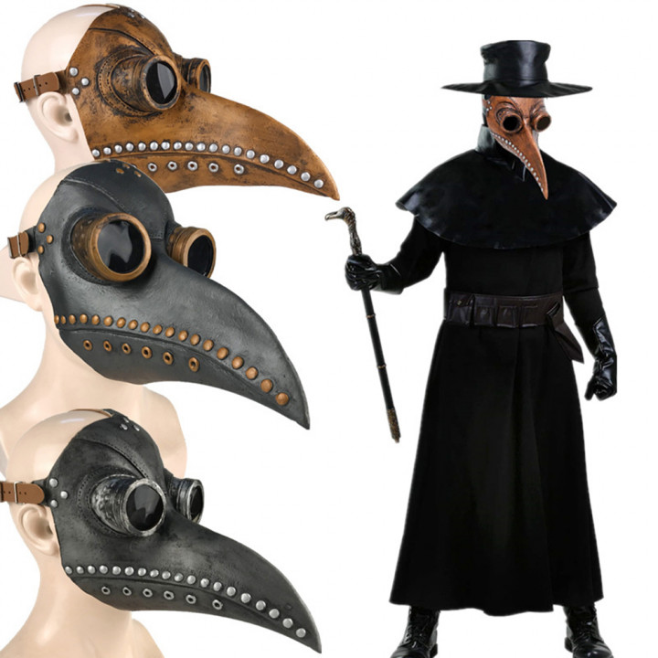 Crow's Beal - Middle Age doctor's anti-plague mask, plague doctor