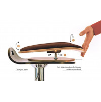 Stājas trenažieris Dr. Ciprese - Dr. Kipariss sēdekļa uzlika ar nobīdīto centru