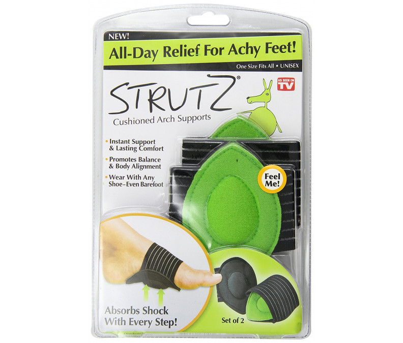 Strutz universal foot arch support cushions