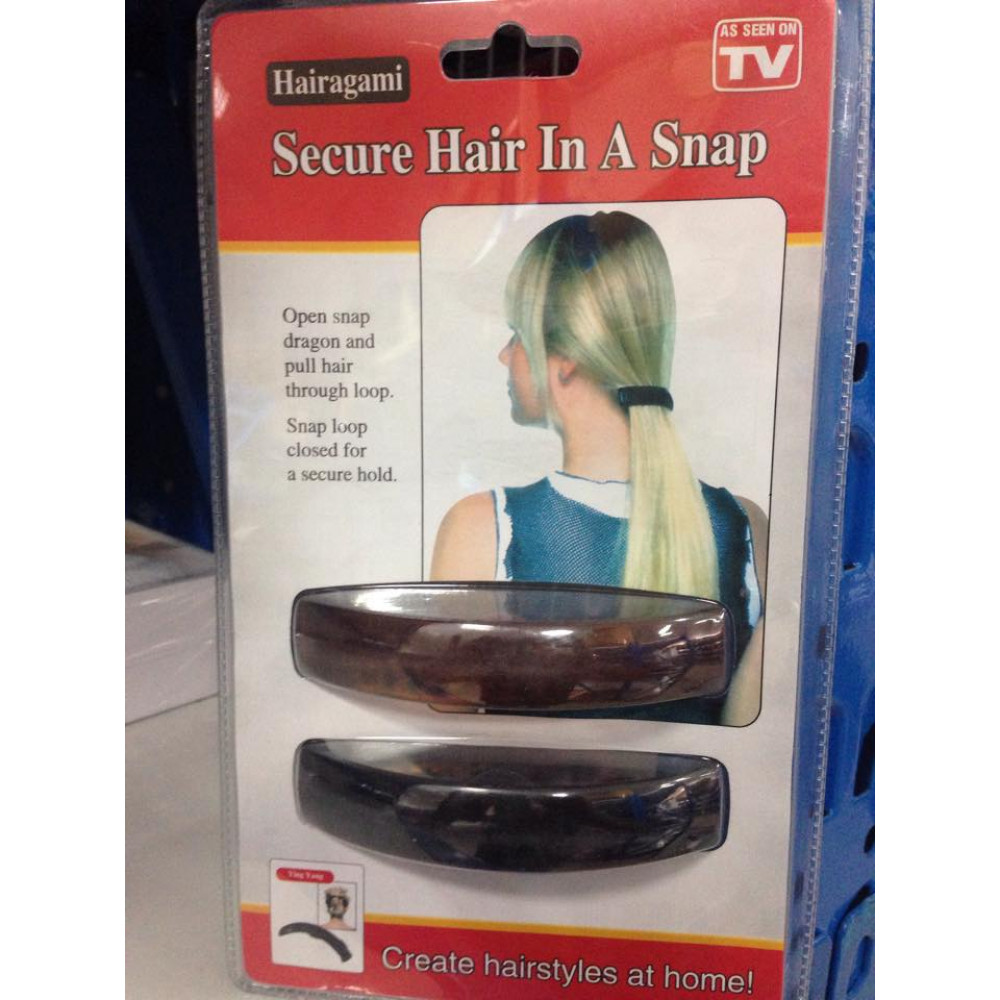 Secure hair in a snap