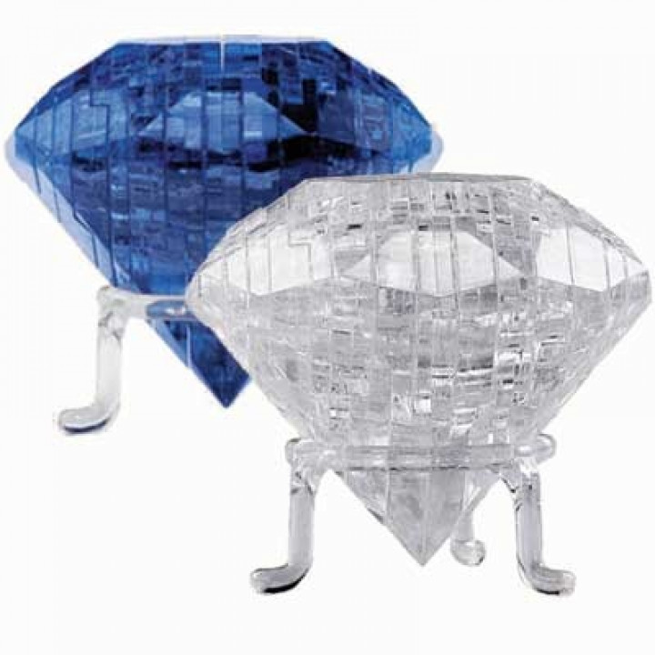 Diamond (Sapphire) – 3D Crystal Puzzle