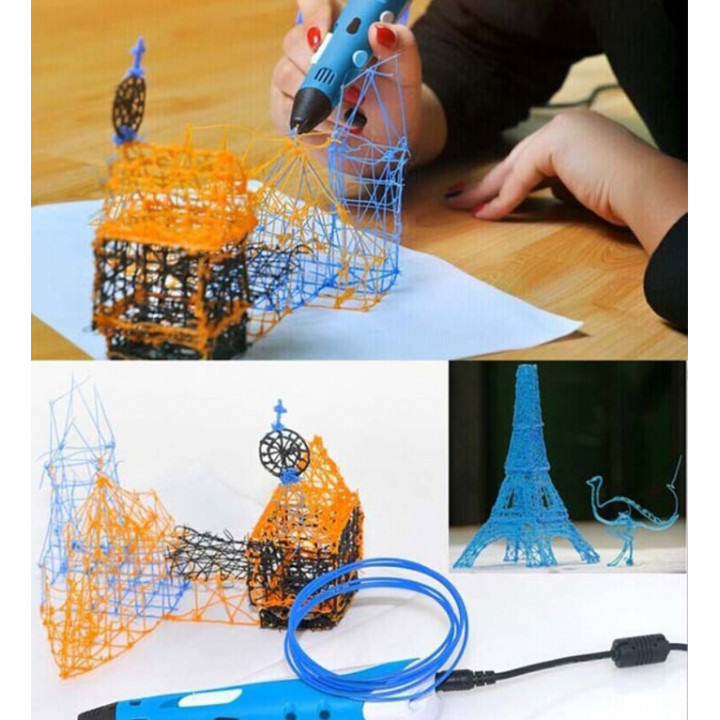 3D pildspalva - lodāmurs, attistošā rādošā rotaļlieta 3D zimēšanai printēšanai